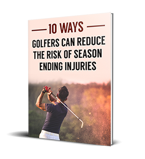 Book cover - 10 ways golfers can reduce the risk of season ending injuries